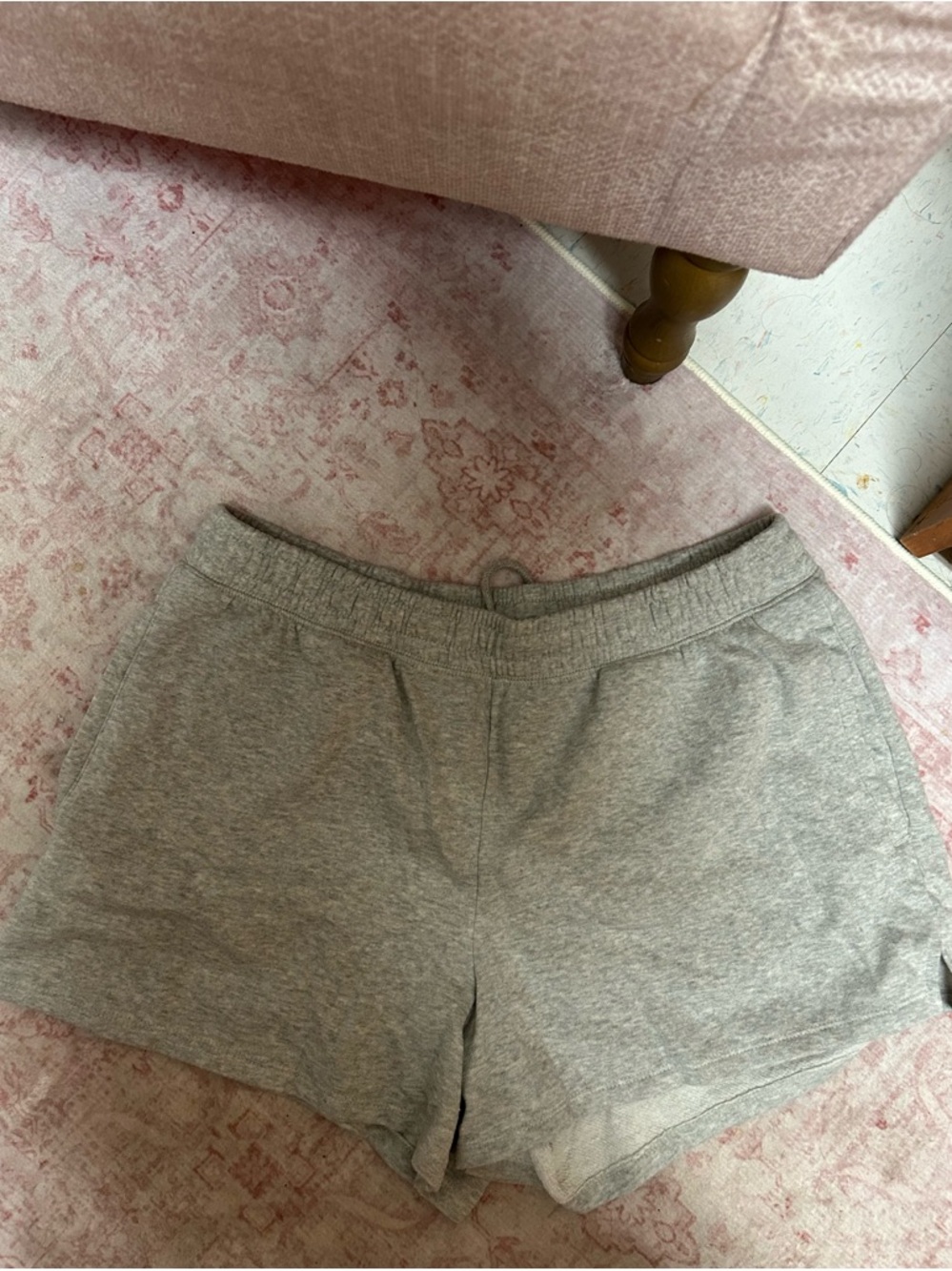 Aeropostale heather grey fleece lounge shorts